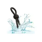 Alpha Liquid Silicone кольцо для члена – черный — Фото 5