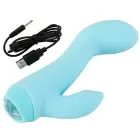 Cuties Mini truša vibrators – 13.7 cm – zils — Foto 11
