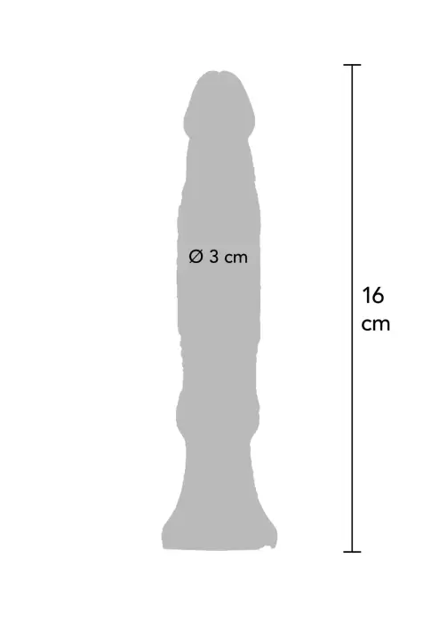 TOYJOY Anal Starter Dildo – 16 cm (6.3″) – Purple Photo