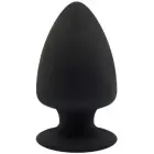 Model 1 M Melns Divslāņu Anālais Spraudnis – 11 cm (4.3″) — Foto 1