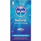 Skins Natural Premium Ultra-thin Vanilla Flavored Condoms – 8 pcs. — Photo 1