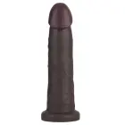 LoveToy Sliding Skin Pro II – kahekihiline realistlik silikoon-dildo – must – 22,9 cm (9'') — Foto 4