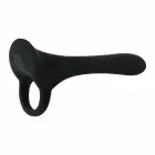 Evolved Cock Armor Rechargeable Silicone Vibrating Ring – Black — Photo 3