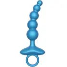 5-Ball Vibrating Anal Plug with Remote – Blue — Photo 3