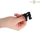 INTENSE Nikolaj Adjustable Ring Model 8 – U-Shape, Flexible, Black — Photo 2