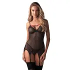 Obsessive Novenes zeķturu komplekts – melns – XL/2XL — Foto 1