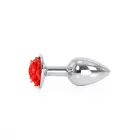 Aluminium Anal Plug Red Rose – 7 cm — Photo 2