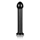 Stikla Romance dildo – 18 cm (7″) – Melns Foto 1