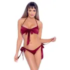 Cottelli LINGERIE raudonas liemenėlės ir kelnaičių komplektas – S/M — Nuotrauka 3