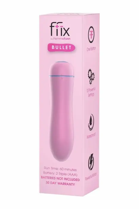 FemmeFunn FFIX Bullet lodes vibrators – 11.2 cm (4.4″) – rozā