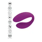 Bound Love pāru vibrators – violets Foto 13