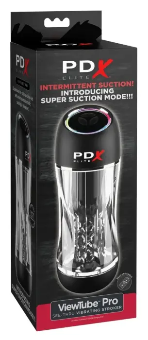 PDX Elite Viewtube Pro Masturbator – Clear