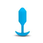 b-Vibe vibrējošs anālais spraudnis Snug Plug 3 – 13.8 cm (5.4″) – Zils — Foto 1
