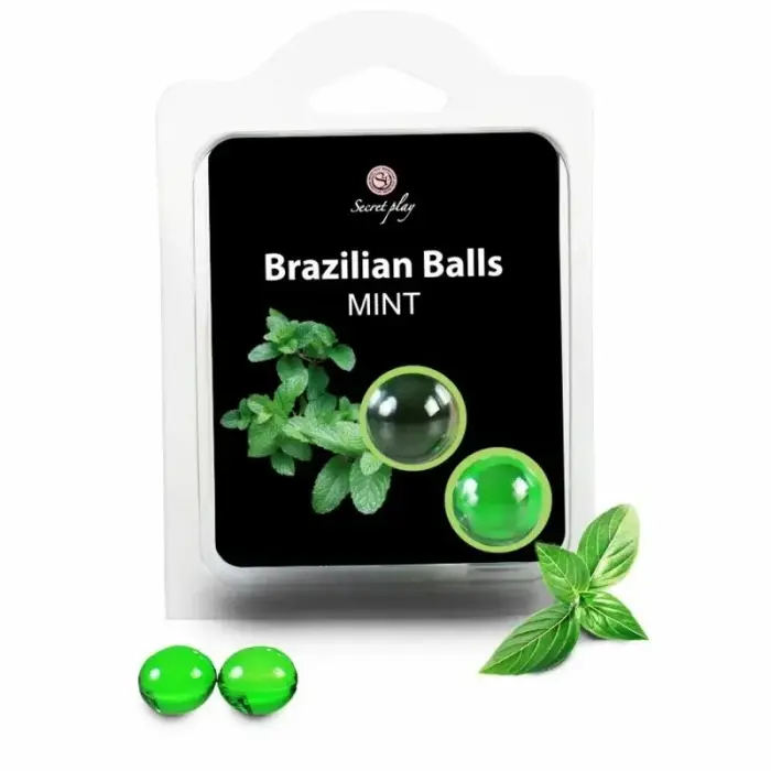 Secret Play Brazilian Balls шарики с массажным маслом – мята – 2 шт.