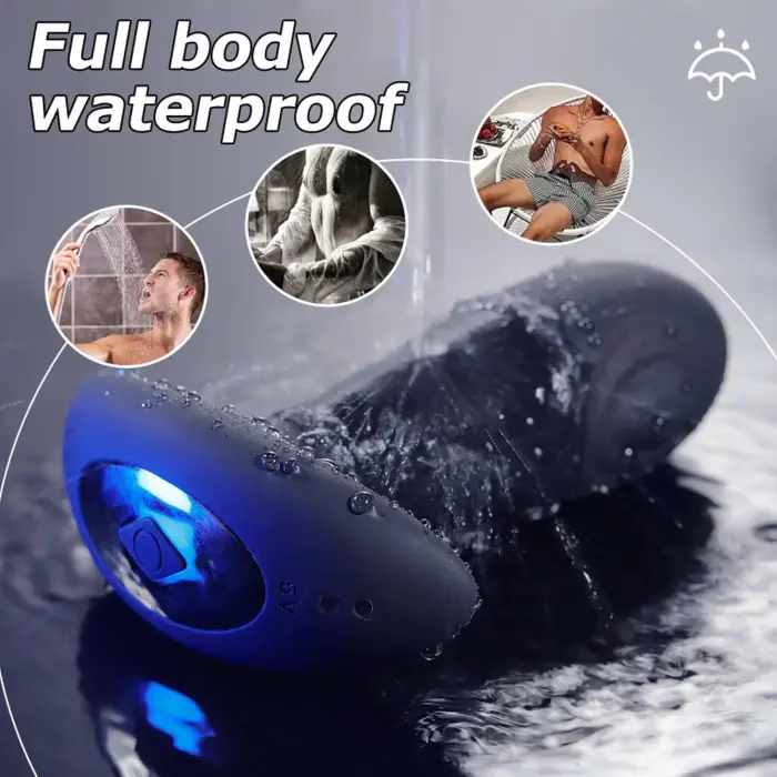 Dual Tapping vibruojantis analinis kištukas – USB įkrovimas Photo