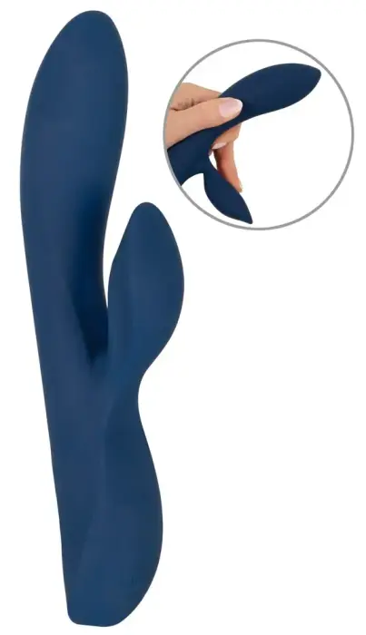 Magic Shiver Bunny Vibrator – 20 cm (7.9″) – Blue
