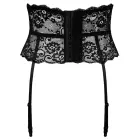 Cottelli LINGERIE Lace Suspender Belt – Black – L — Photo 5