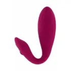 EVOLVED Cherry Pose – elastīgs divgalu vibrators ar tālvadības pulti – rozā — Foto 2