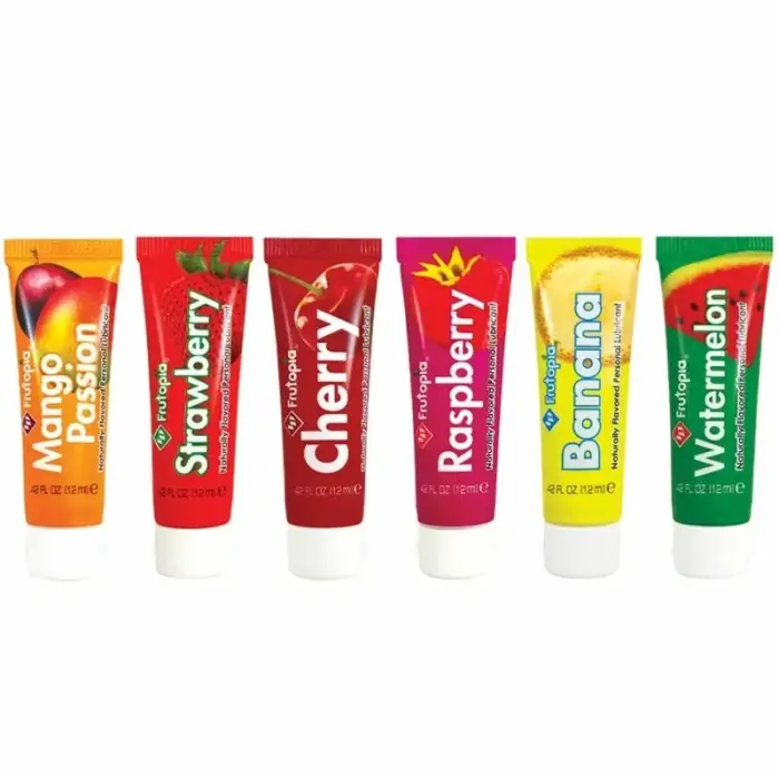 ID Frutopia flavoured water-based lubricants, assorted – 5 × 12 ml