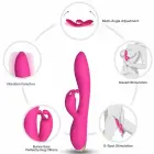 ARMONY BONNIE triušio vibratorius – 22.2 cm (8.75″) – rožinis — Nuotrauka 2