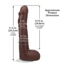 Anton Harden Reālistisks divslāņu ULTRASKYN dildo – 29 cm (11.4″) — Foto 9