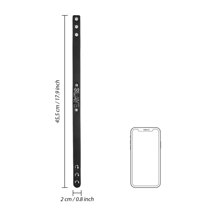 Slave' Collar - Black Foto 4