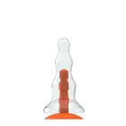 Dinoo Primal - Reālistisks dildo ar piesūcekni – 22.5 cm (9″) – Caurspīdīgs — Foto 2