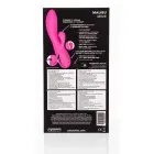 Malibu Minx кролик-вибратор с функцией всасывания – розовый — Фото 8