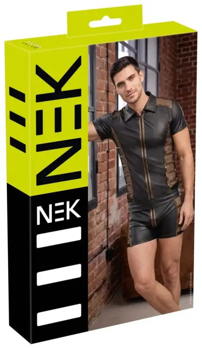 NEK Wetlook Mesh Shirt – Black – S