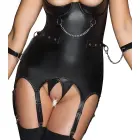 Cottelli BONDAGE strapshemd kinnitusrõngaste ja käeraudadega – must – XL — Foto 7