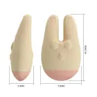 Bunny Cute truša vibrators – līdz 12 cm – rozā — Foto 7