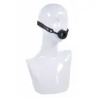 SPORTSHEETS EDGE Silicone Ring Gag Adjustable Faux Leather Strap 4.4cm — Photo 3