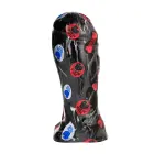 All Black dildo su sėklidėmis – 22 cm (9″) — Nuotrauka 1