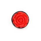 Aluminium Anal Plug Red Rose – 7 cm — Photo 6