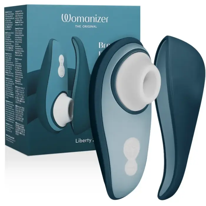 Womanizer Liberty 2 Blue - воздушно-импульсный стимулятор