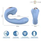 INTENSE GINA 3-in-1 Clitoral Stimulator – 14 cm (5.5″) – Blue — Photo 6