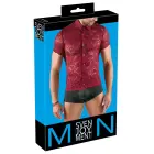 Svenjoyment ziedu mežģīņu krekls – sarkans – XL — Foto 1