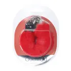 Heavy-duty Fluffy Handcuffs – Red — Photo 1