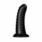 BUTTR Double Ribbed – didelis rievėtas analinis kaištis su siurbtuku – 26 cm — Nuotrauka 10