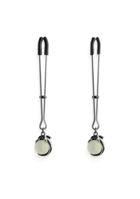 Bound Adjustable Nipple Clamps – Metal – Glow in the Dark