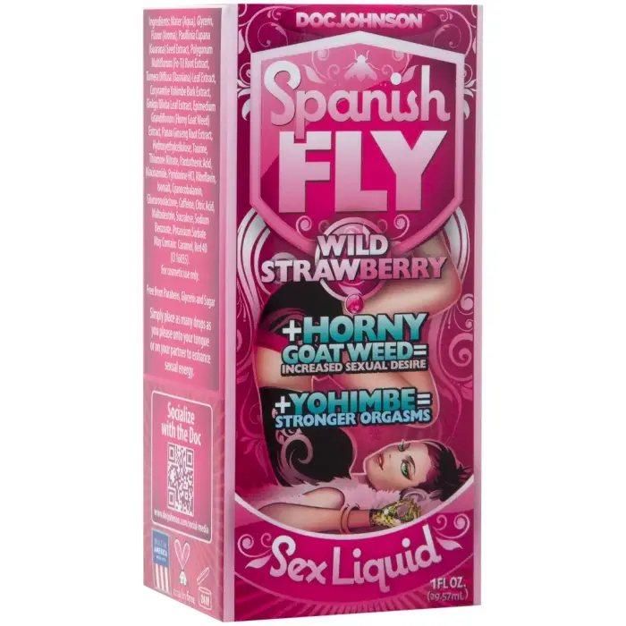 Sex Drops стимулирующие капли – клубничные – 30 мл