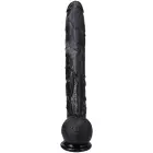 Dick Rambone reālistisks dildo – 38 cm (15″) – melns — Foto 3