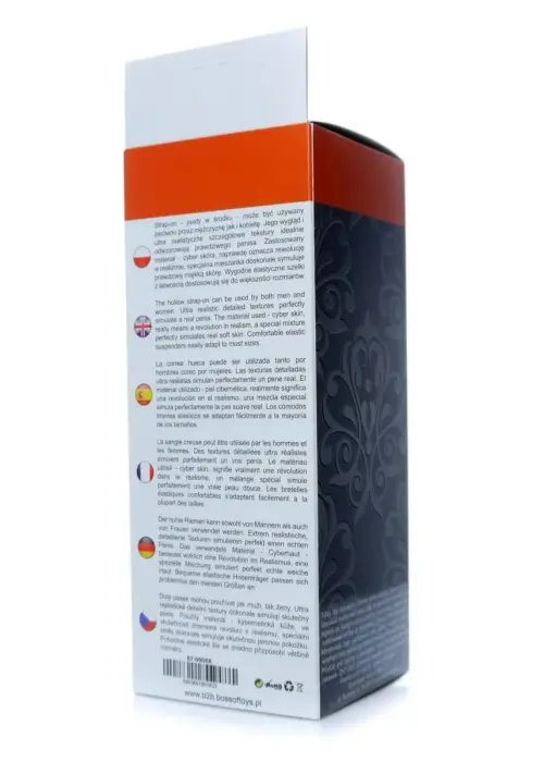 Proteza-Hollow Strap-on - Cyber Skin Foto 9