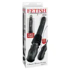 Fetish Fantasy Ultimate Silicone Thruster – thrusting dildo with suction cup and vibro bullet – black – 36.8 cm — Photo 1
