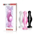 Stikla Romance dildo – 11.5 cm (4.5″) – Melns Foto 3