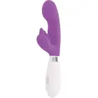 Dorcel Glossy Elvi – вибратор-кролик с двойным мотором – 10 режимов, силикон – фиолетовый – 12 см — Фото 4