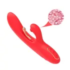 Nirvana Raudonas trijų taškų triušio vibratorius – 22.4 cm (8.8″) — Nuotrauka 9