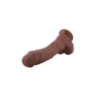 Hismith KlicLok dildo – 23 cm (9″) – Brūns Foto 8