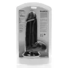 Extra Thick Straight Dildo with Balls – 20.3 cm (8″) – Black — Photo 2
