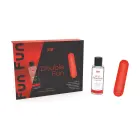 Double Fun set – USB mini bullet + strawberry lubricant 50 ml — Photo 3